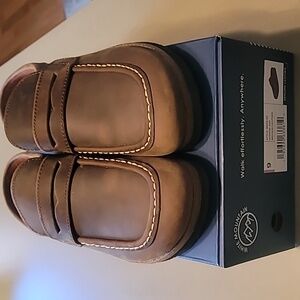 Leather Clog - Brinlee Size 9